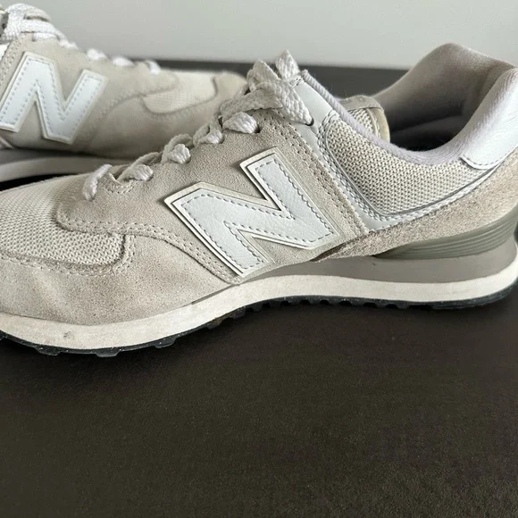 New Balance 574 Core Sneakers in Nimbus Cloud with NB white Women size 8 - Picture 8 of 15